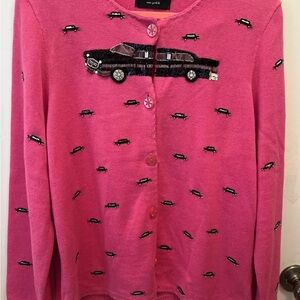 Michael Simon! “PINK CADILLAC” Sweater